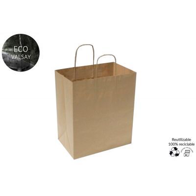 Bolsas de papel 100% reciclado take away